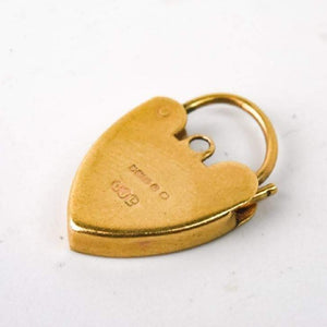 Antique Chased Heart Padlock