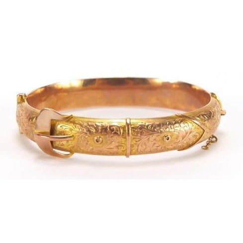 Victorian Gold Buckle Bracelet