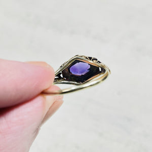Art Deco Amethyst Ring