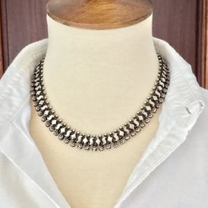 Antique Book Chain Collar Necklace