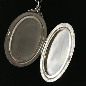 Birks Locket and Book Chain Necklace